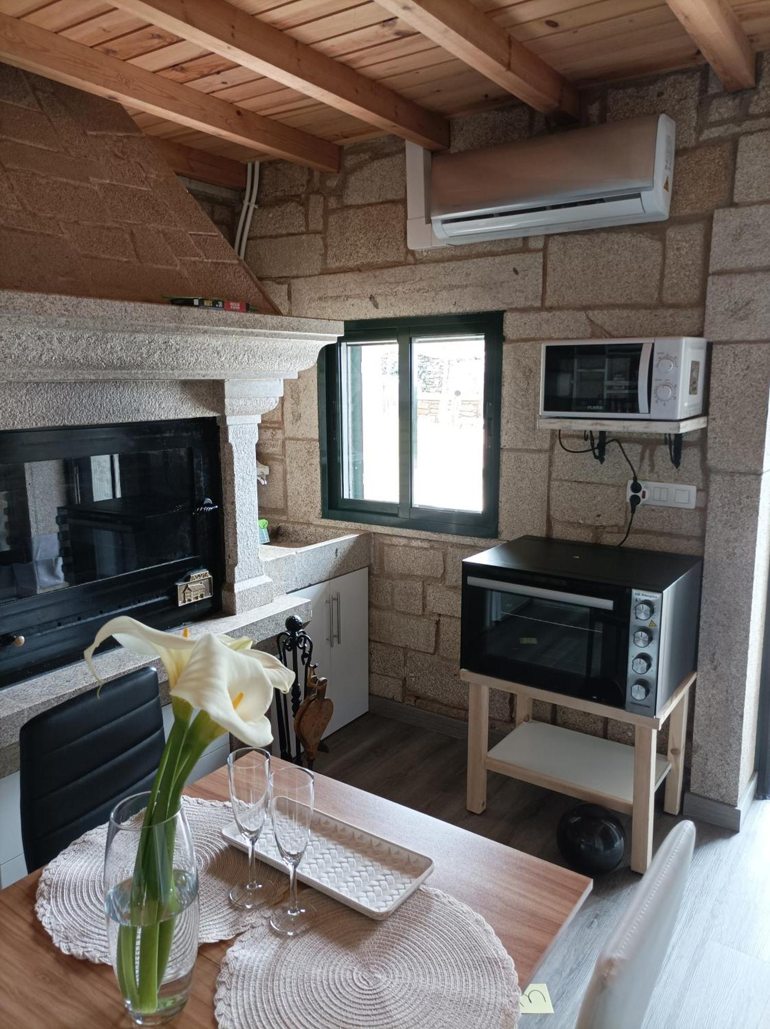 Cabana Refugio Barbanza Boiro Buitenkant foto